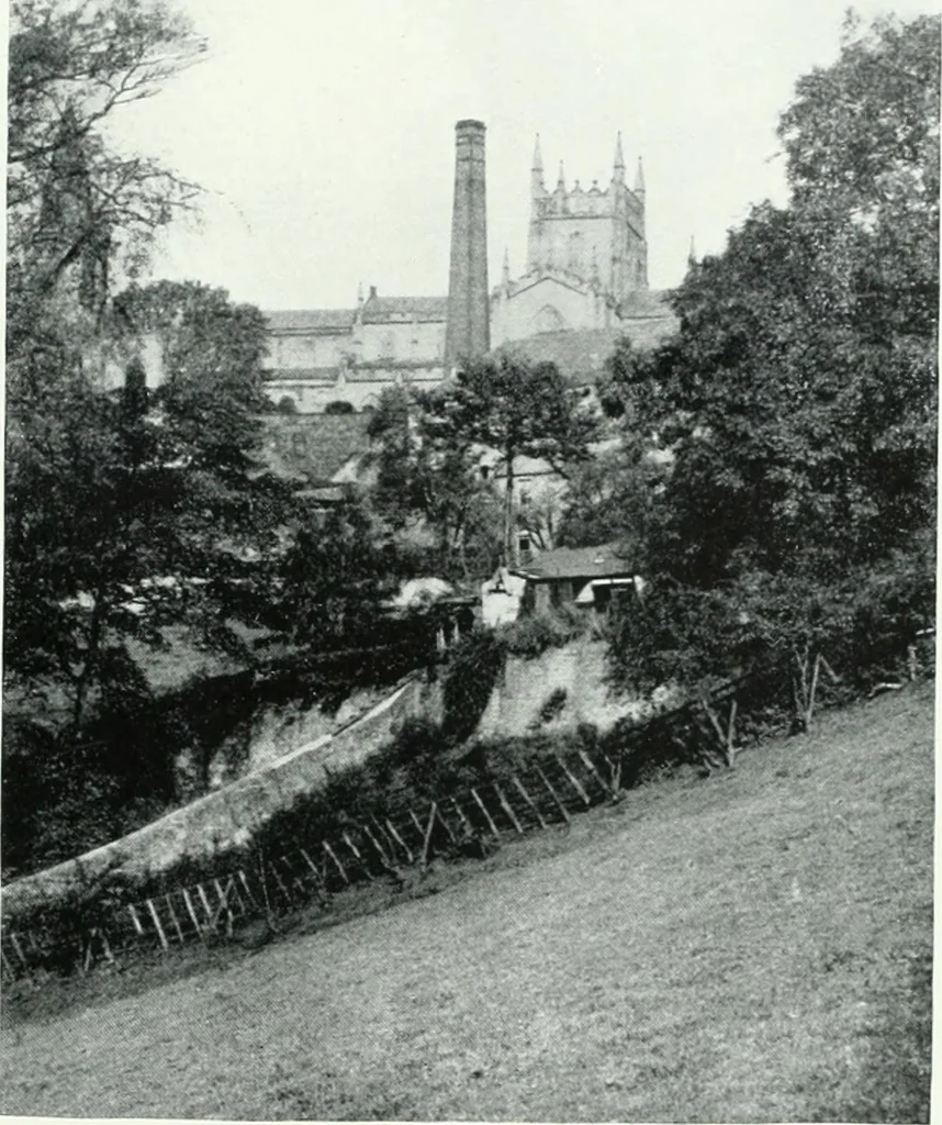 An illustration from City development, a study of parks, gardens, and culture-institutes; a report to the Carnegie Dunfermline trust, 1904, leaf 34