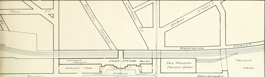 An illustration from City plan for Akron, prepared for Chamber of commerce, 1919, leaf 48