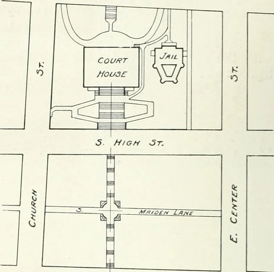 An illustration from City plan for Akron, prepared for Chamber of commerce, 1919, leaf 53