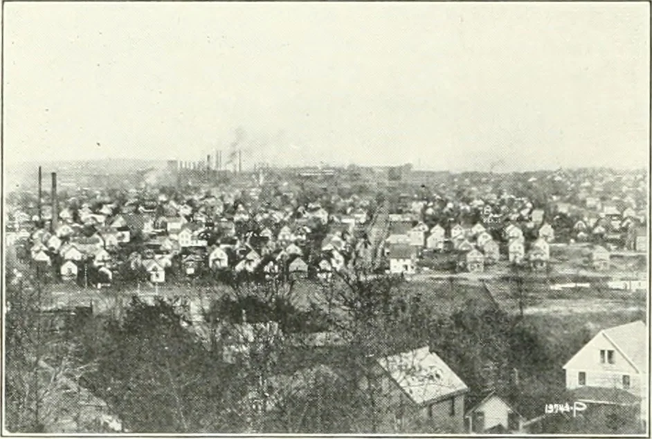 An illustration from City plan for Akron, prepared for Chamber of commerce, 1919, leaf 63