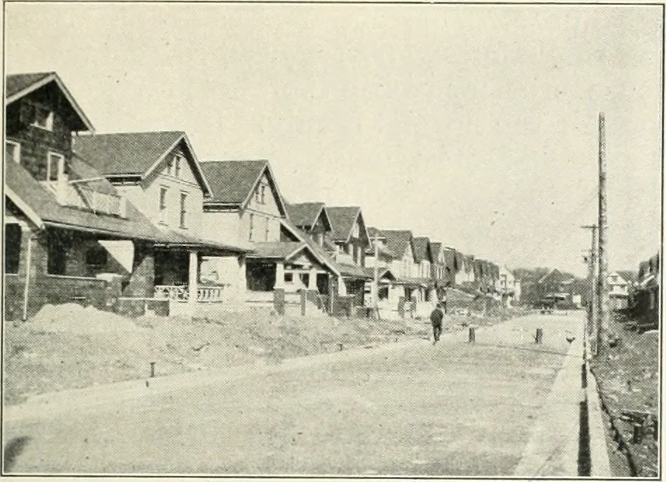 An illustration from City plan for Akron, prepared for Chamber of commerce, 1919, leaf 70