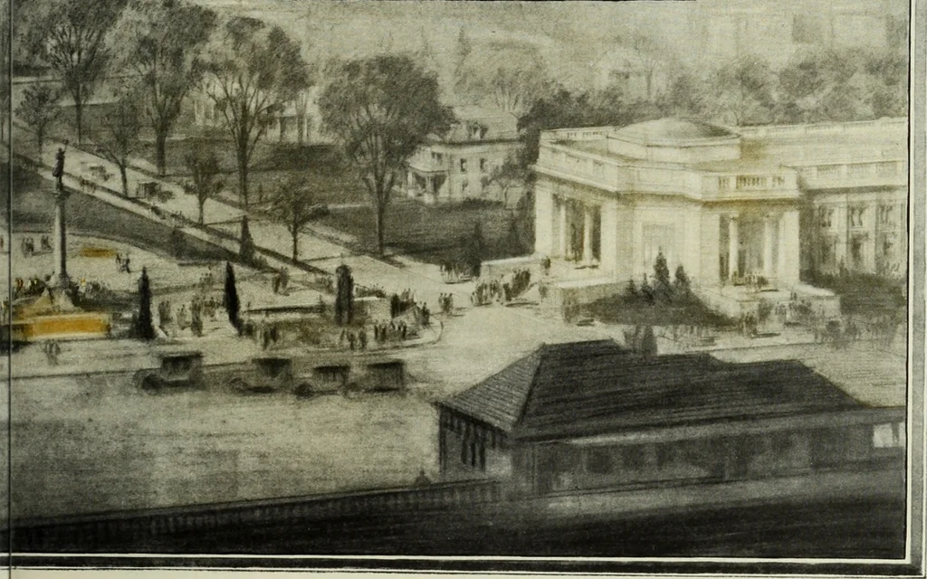 An illustration from City plan for East Orange, Essex county, New Jersey, 1922, leaf 72