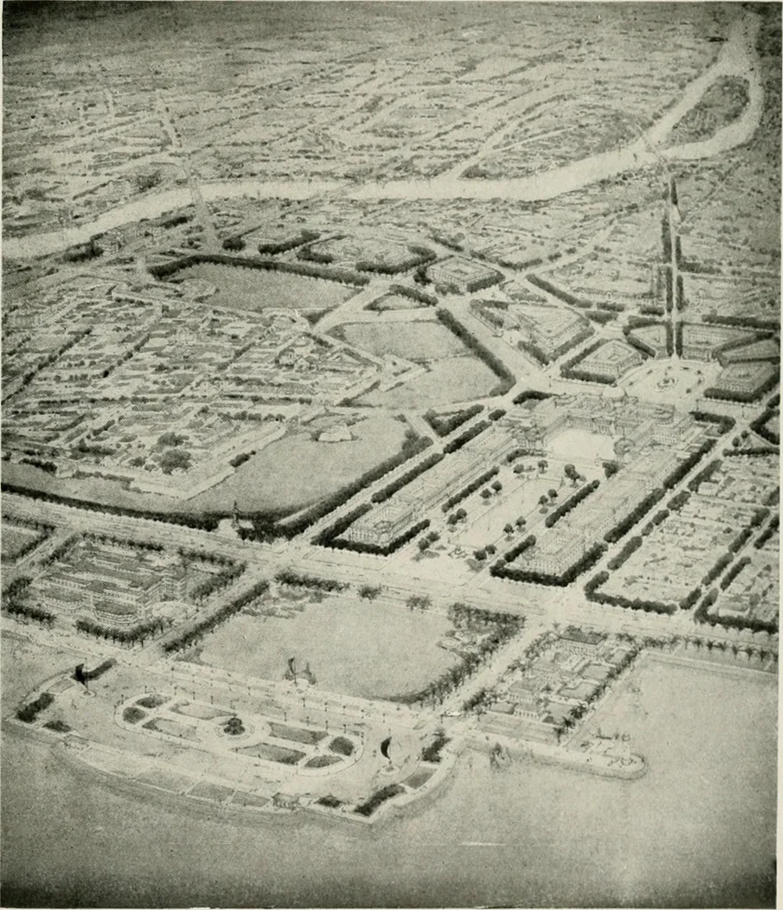 An illustration from City planning progress in the United States, 1917, 1917, leaf 106