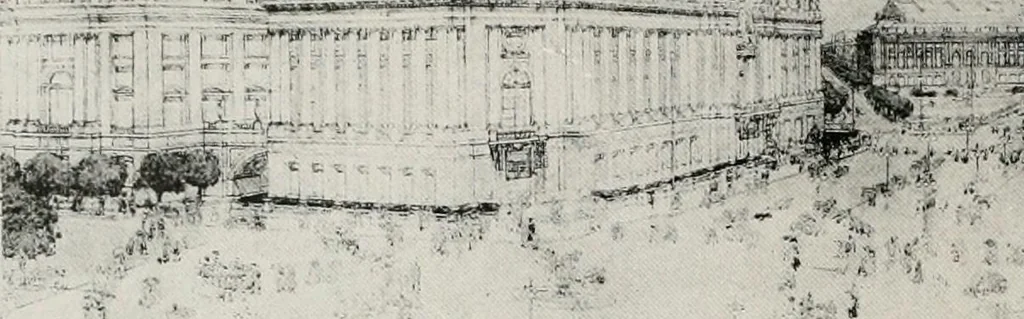 An illustration from City planning progress in the United States, 1917, 1917, leaf 111
