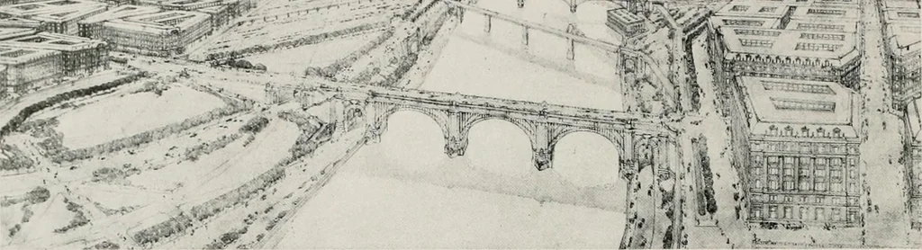 An illustration from City planning progress in the United States, 1917, 1917, leaf 113