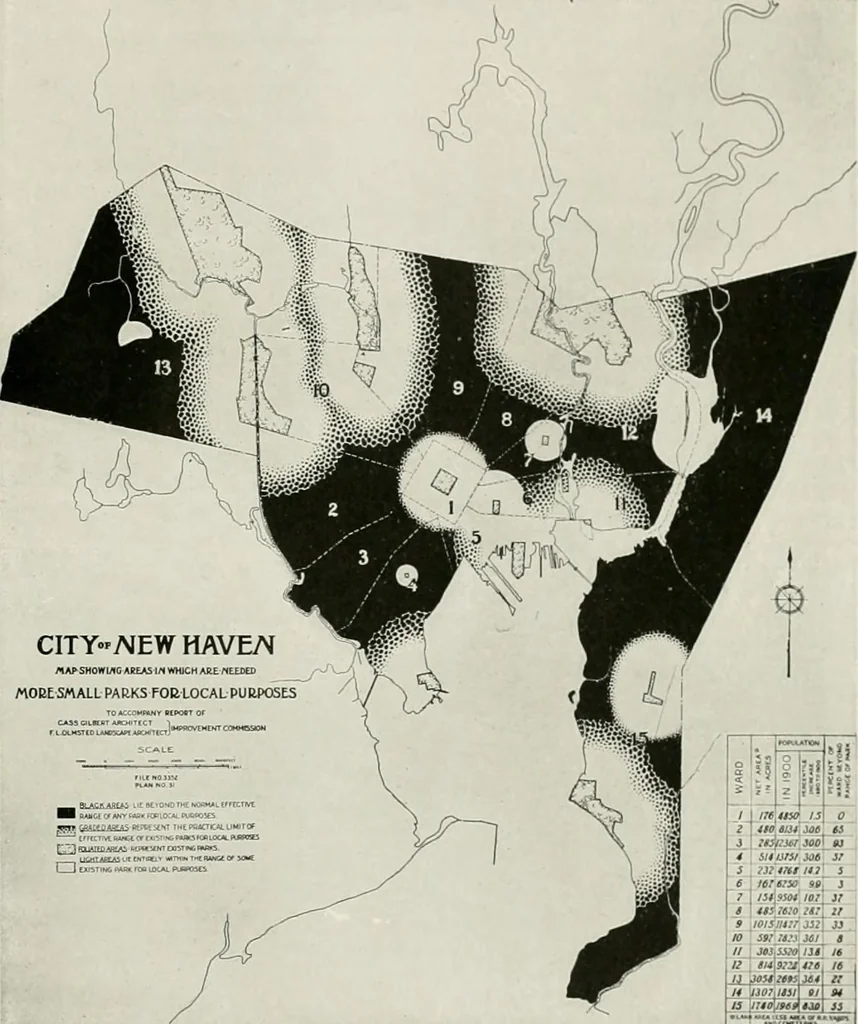 An illustration from City planning progress in the United States, 1917, 1917, leaf 126