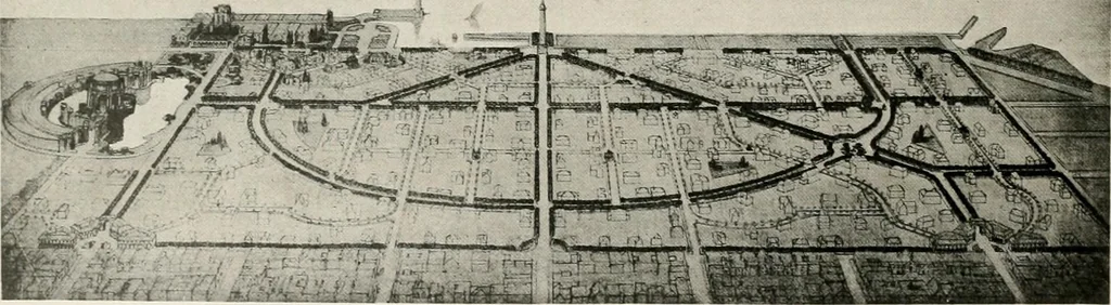 An illustration from City planning progress in the United States, 1917, 1917, leaf 15