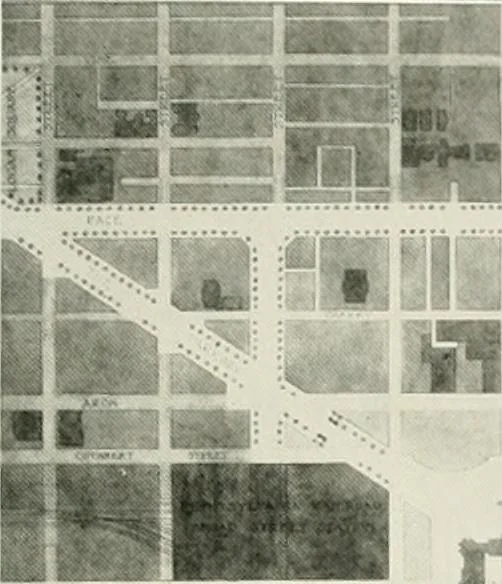 An illustration from City planning progress in the United States, 1917, 1917, leaf 152