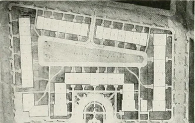 An illustration from City planning progress in the United States, 1917, 1917, leaf 153