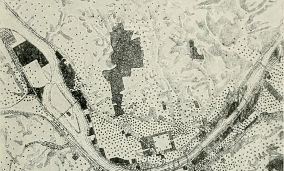 An illustration from City planning progress in the United States, 1917, 1917, leaf 156