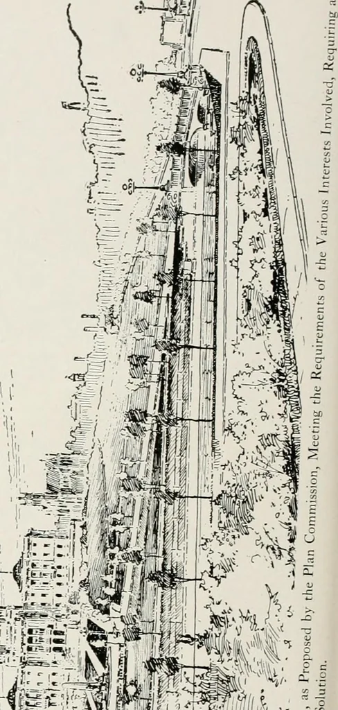 An illustration from City planning progress in the United States, 1917, 1917, leaf 159