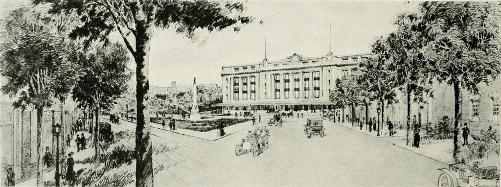 An illustration from City planning progress in the United States, 1917, 1917, leaf 179