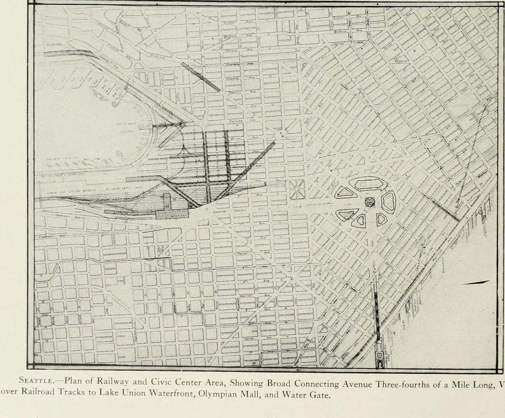 An illustration from City planning progress in the United States, 1917, 1917, leaf 181