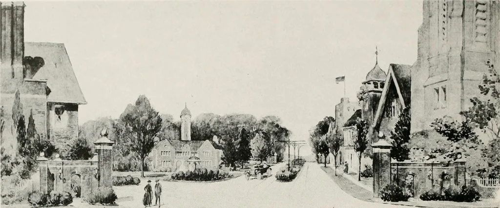 An illustration from City planning progress in the United States, 1917, 1917, leaf 189