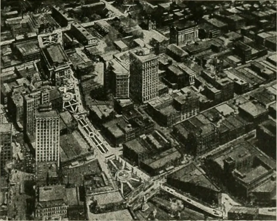 An illustration from City planning progress in the United States, 1917, 1917, leaf 20