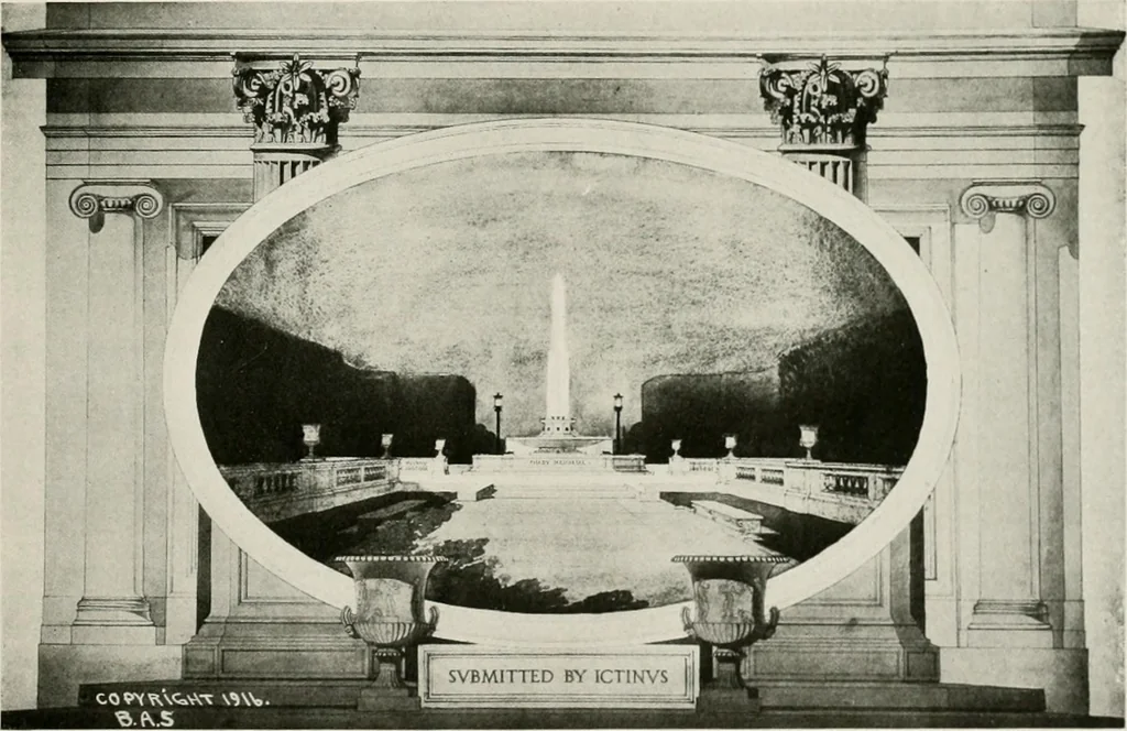 An illustration from City planning progress in the United States, 1917, 1917, leaf 204
