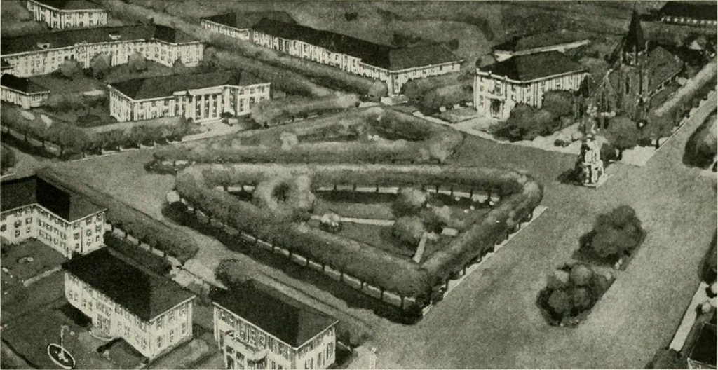 An illustration from City planning progress in the United States, 1917, 1917, leaf 34