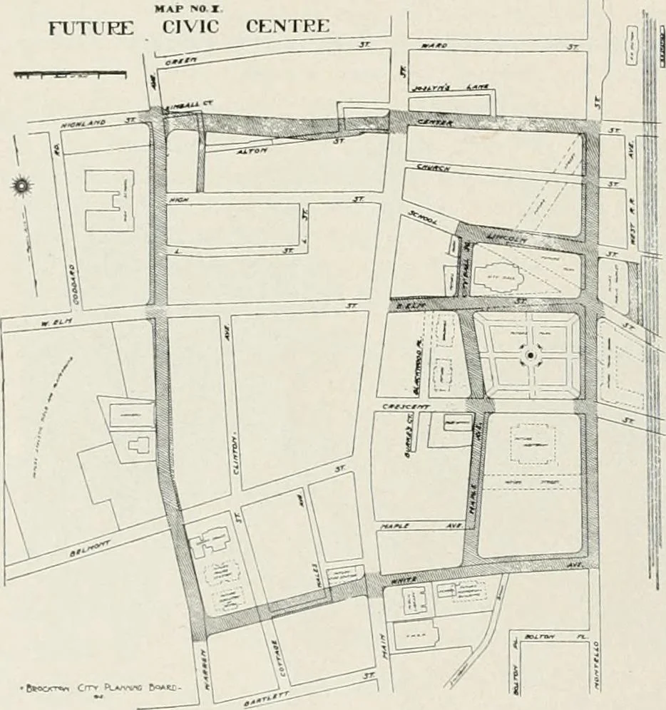 An illustration from City planning progress in the United States, 1917, 1917, leaf 35