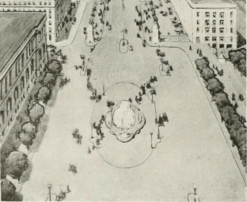An illustration from City planning progress in the United States, 1917, 1917, leaf 45
