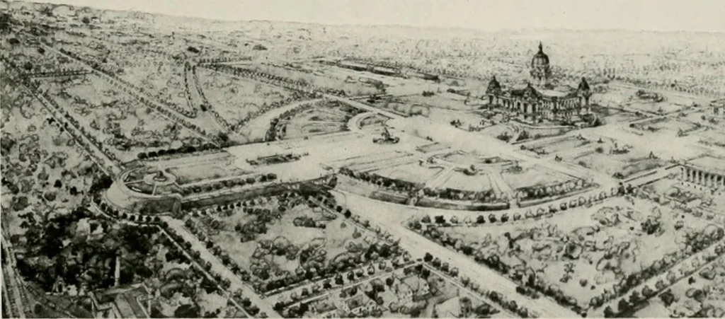 An illustration from City planning progress in the United States, 1917, 1917, leaf 60