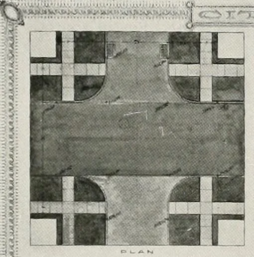 An illustration from City planning progress in the United States, 1917, 1917, leaf 65