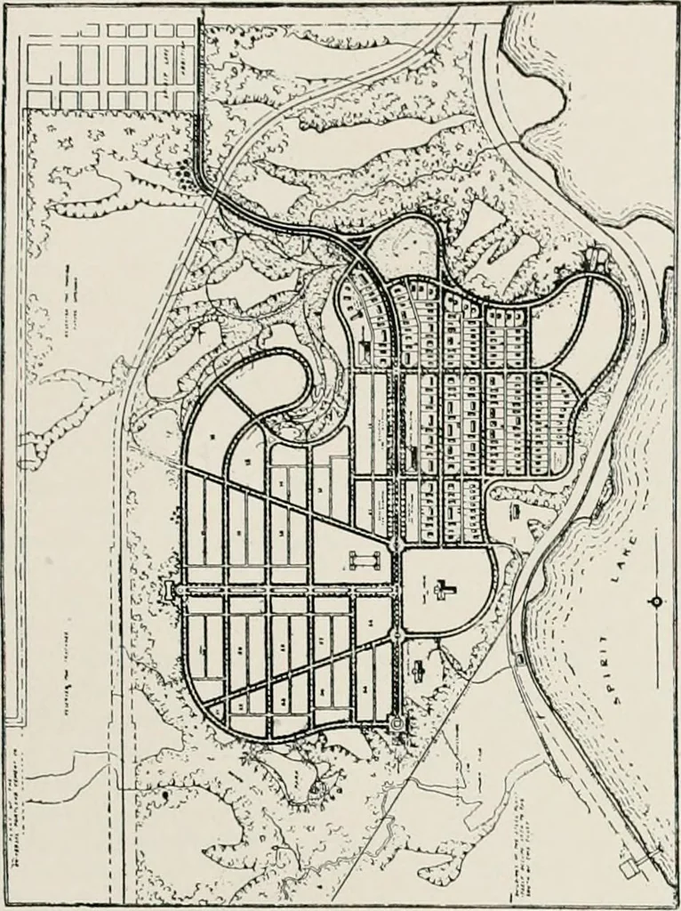 An illustration from City planning progress in the United States, 1917, 1917, leaf 66
