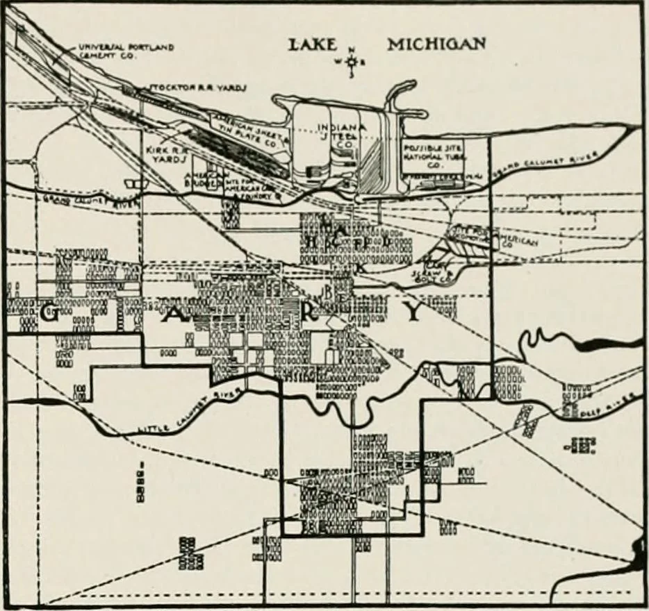 An illustration from City planning progress in the United States, 1917, 1917, leaf 78