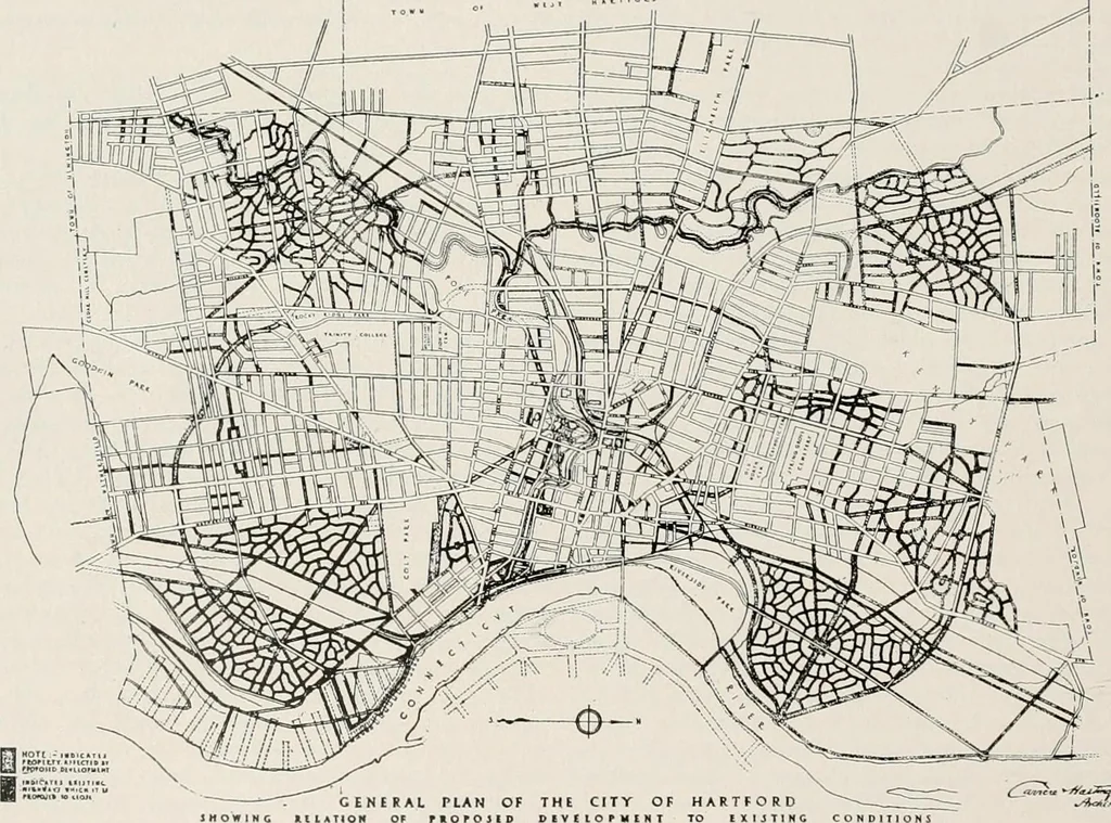 An illustration from City planning progress in the United States, 1917, 1917, leaf 83
