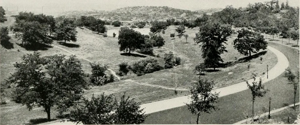 An illustration from City planning progress in the United States, 1917, 1917, leaf 95