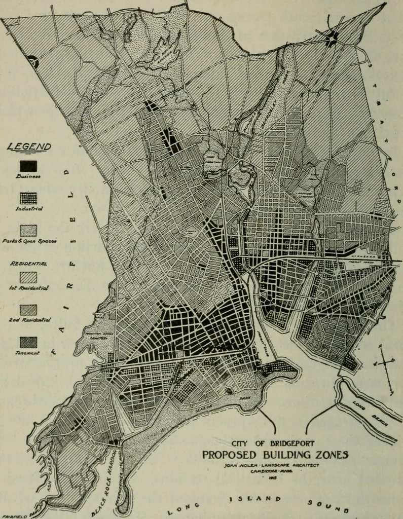 An illustration from City planning; a series of papers presenting the essential elements of a city plan, 1916, leaf 111