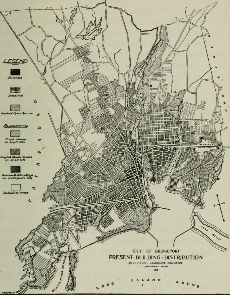 An illustration from City planning; a series of papers presenting the essential elements of a city plan, 1916, leaf 112