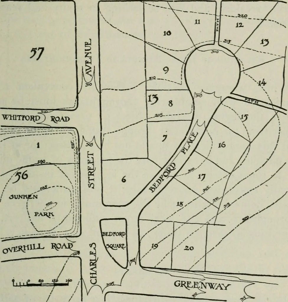 An illustration from City planning; a series of papers presenting the essential elements of a city plan, 1916, leaf 128