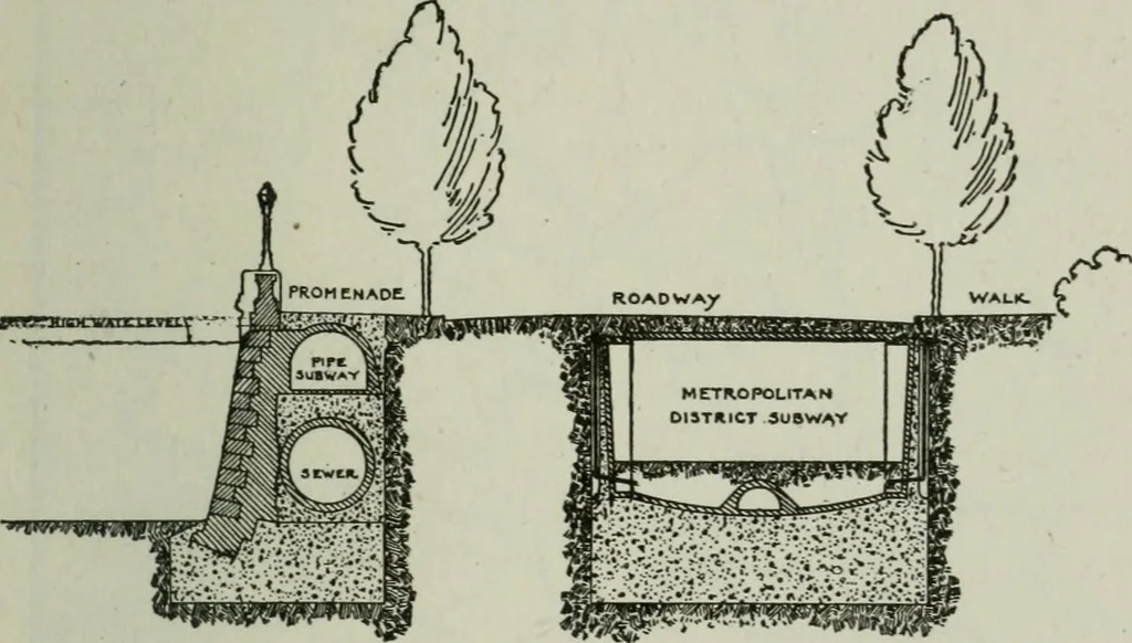 An illustration from City planning; a series of papers presenting the essential elements of a city plan, 1916, leaf 266