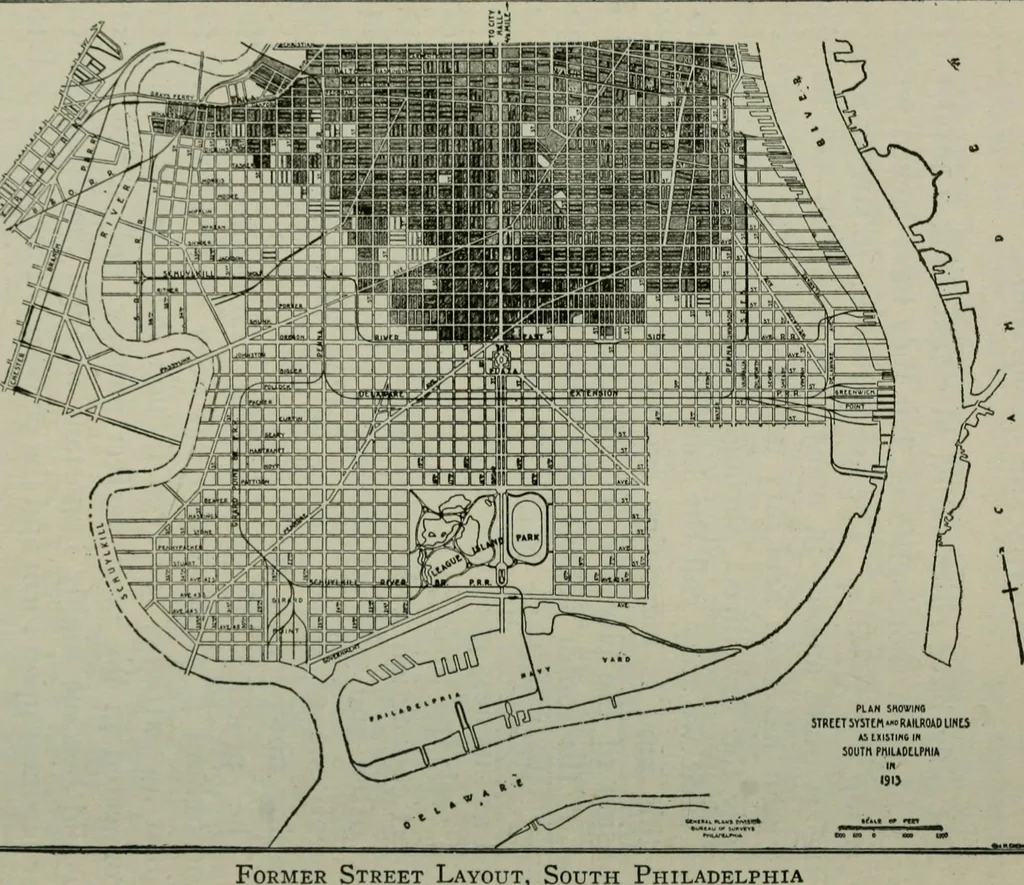 An illustration from City planning; a series of papers presenting the essential elements of a city plan, 1916, leaf 351