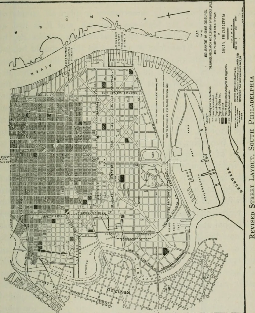An illustration from City planning; a series of papers presenting the essential elements of a city plan, 1916, leaf 352