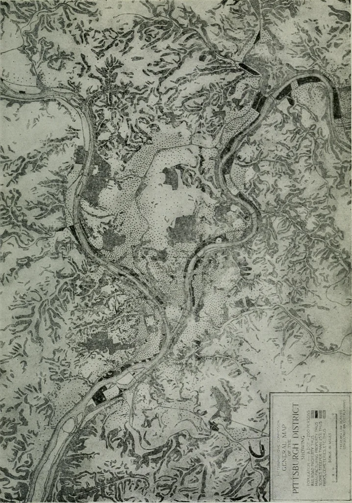 An illustration from City planning; a series of papers presenting the essential elements of a city plan, 1916, leaf 414