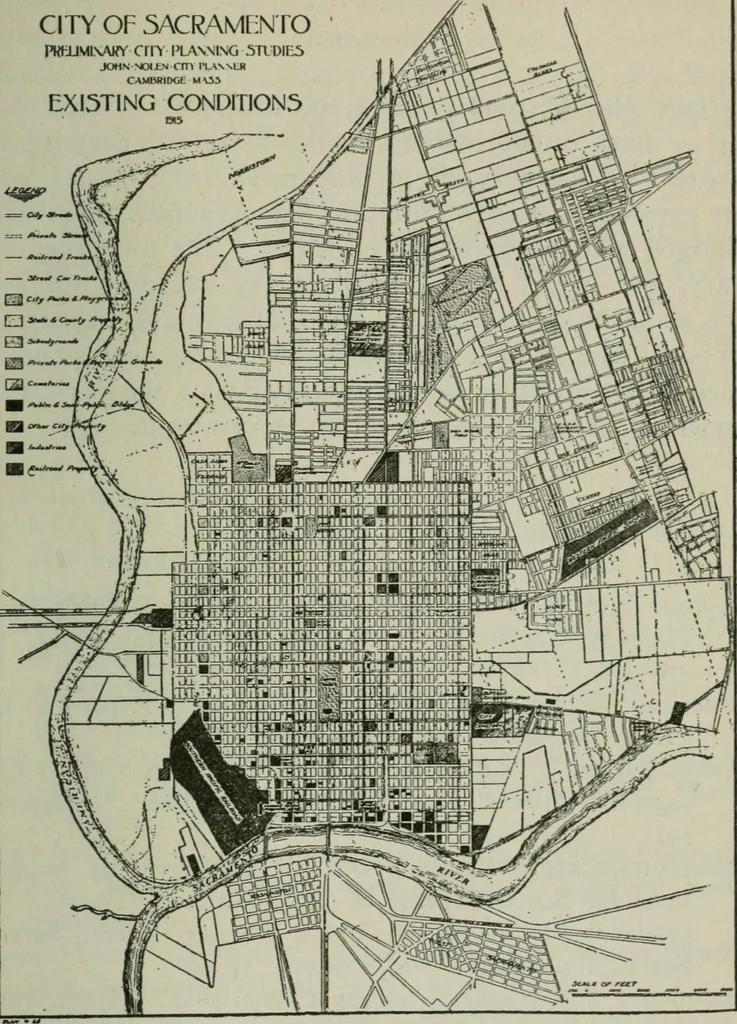 An illustration from City planning; a series of papers presenting the essential elements of a city plan, 1916, leaf 444