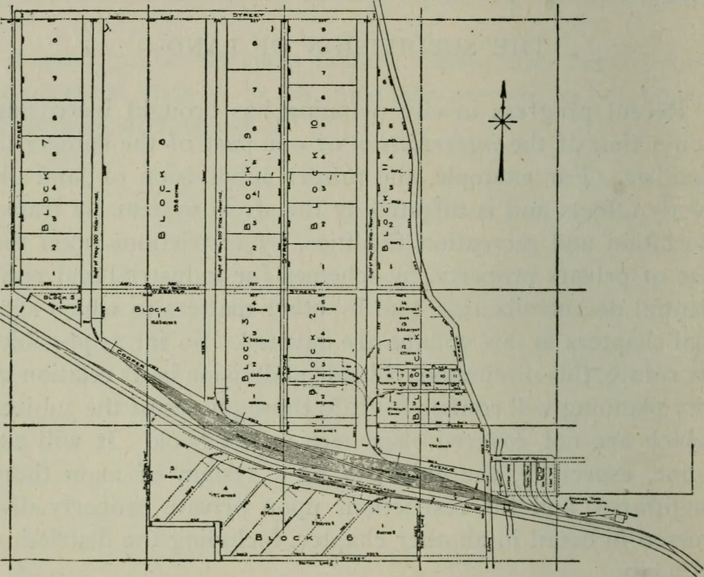An illustration from City planning; a series of papers presenting the essential elements of a city plan, 1916, leaf 51