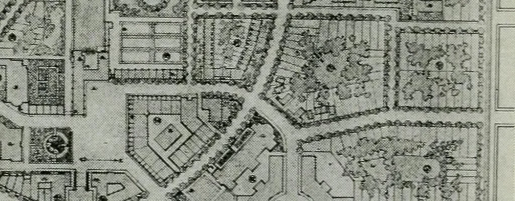An illustration from City planning; a series of papers presenting the essential elements of a city plan, 1916, leaf 52