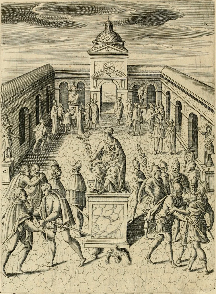 An illustration from Ciuitas veri, siue, Morum, 1609, leaf 157