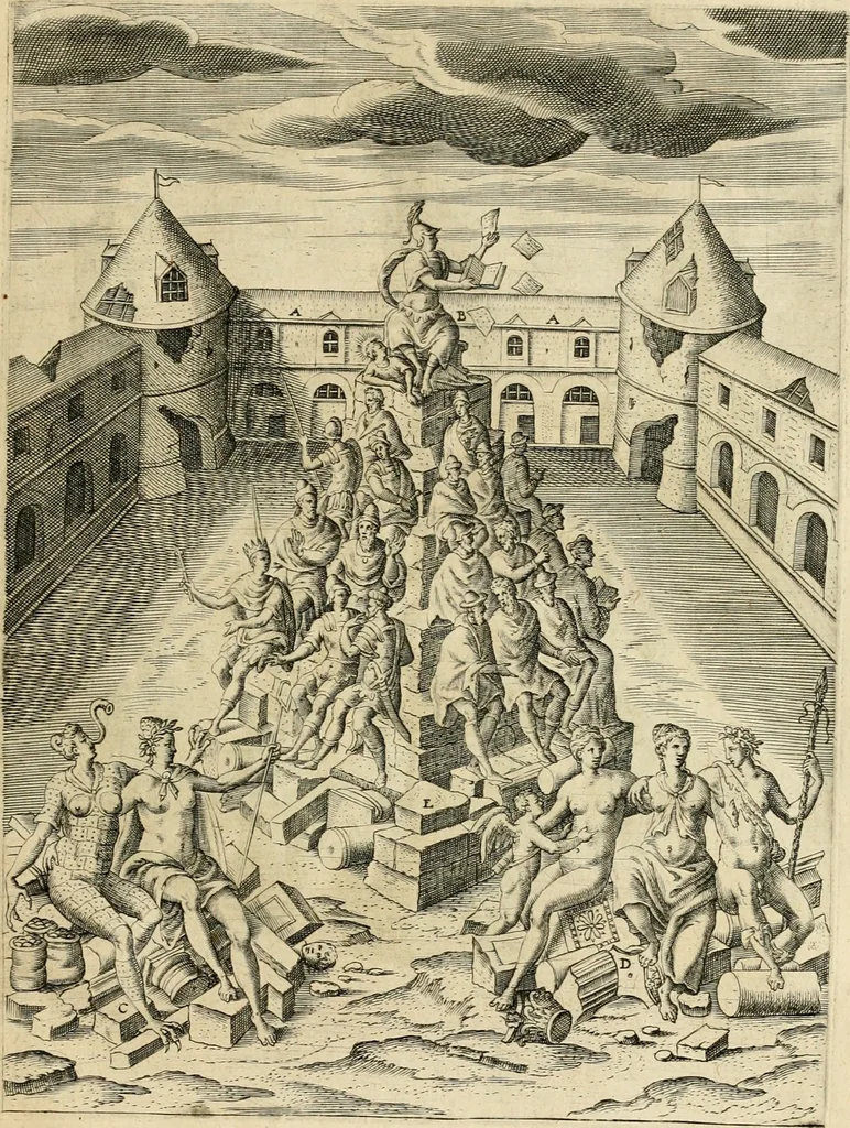 An illustration from Ciuitas veri, siue, Morum, 1609, leaf 178