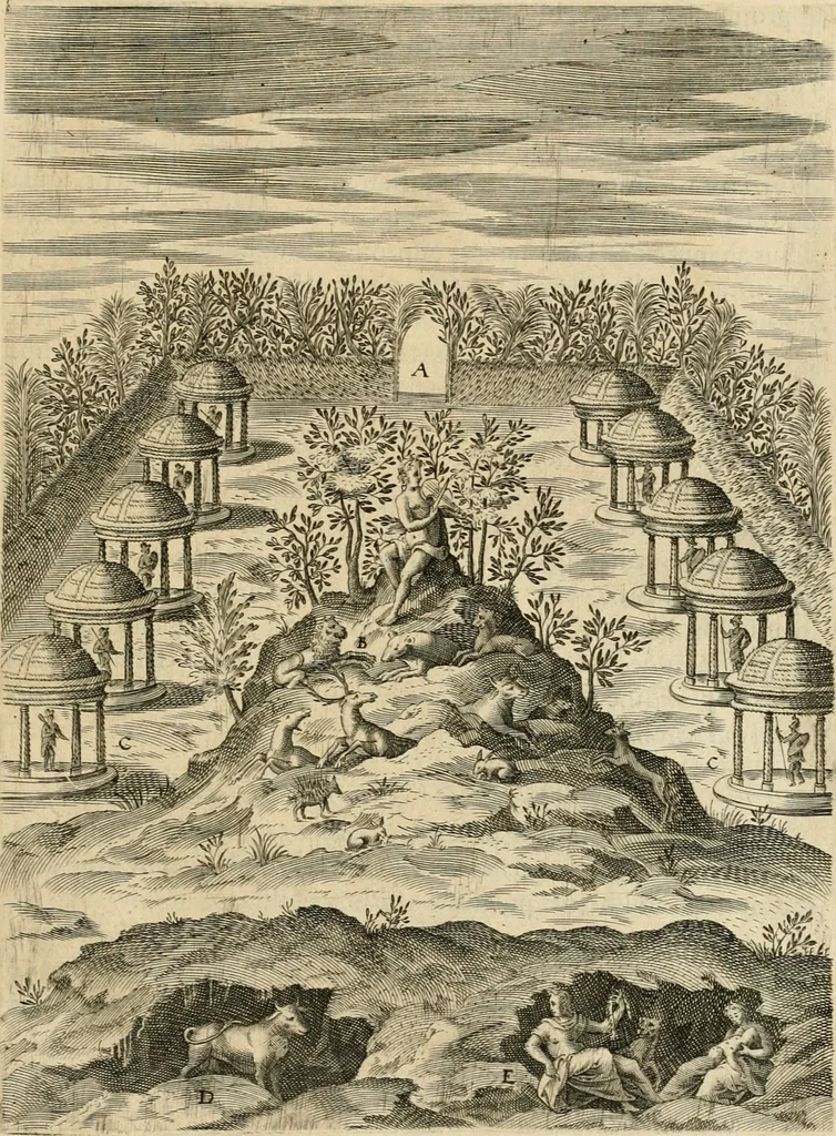 An illustration from Ciuitas veri, siue, Morum, 1609, leaf 200