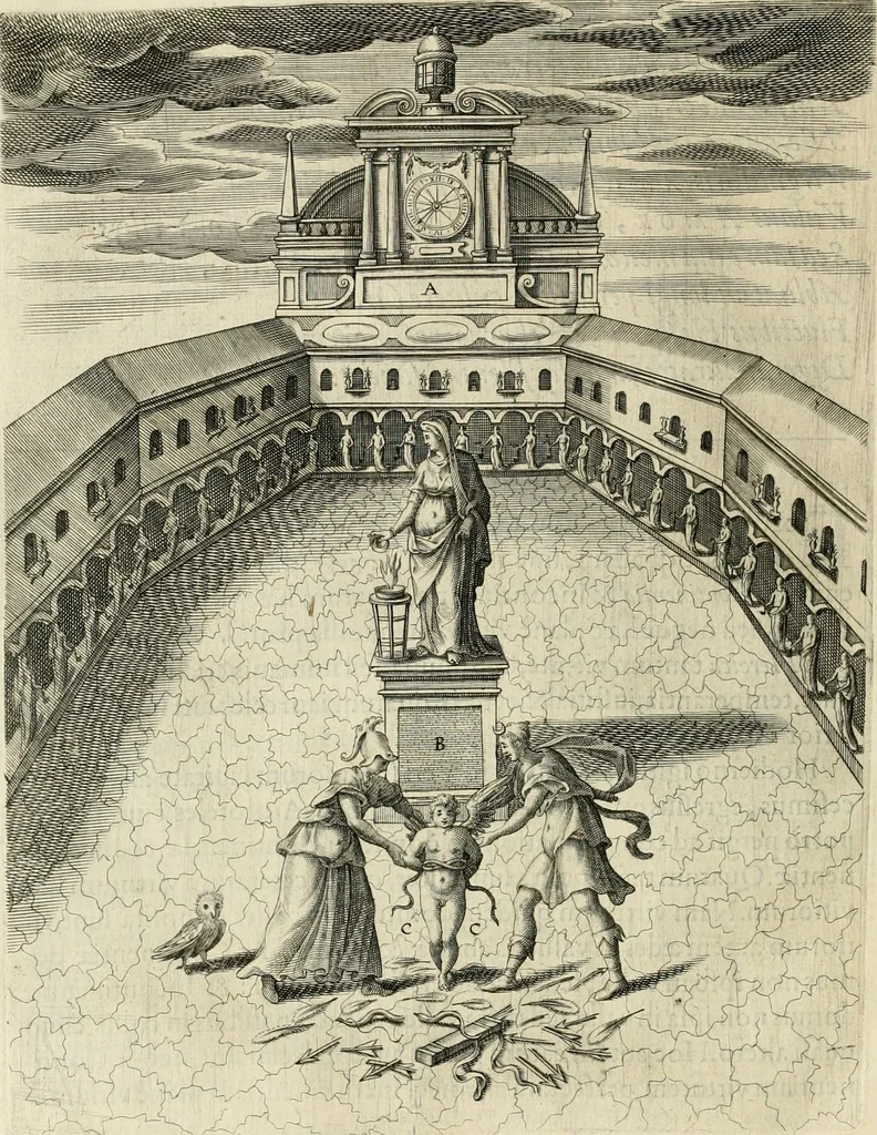 An illustration from Ciuitas veri, siue, Morum, 1609, leaf 207