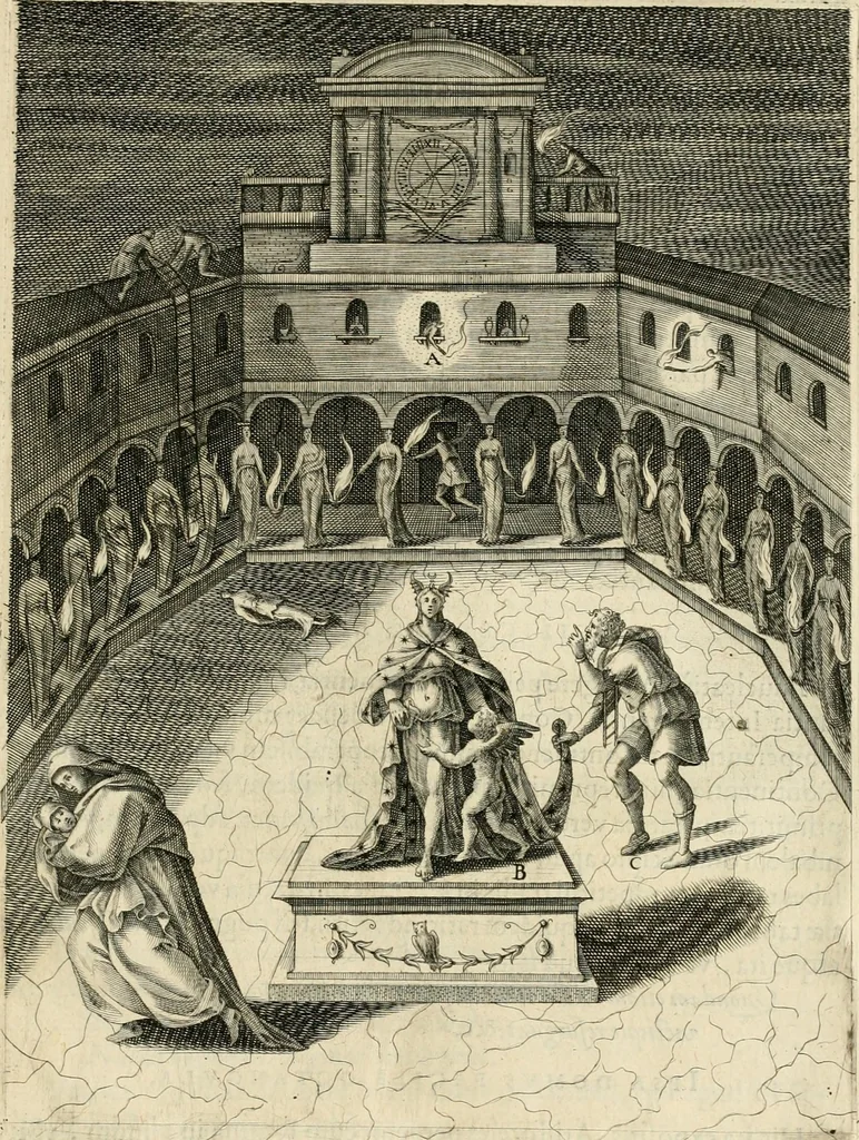 An illustration from Ciuitas veri, siue, Morum, 1609, leaf 208