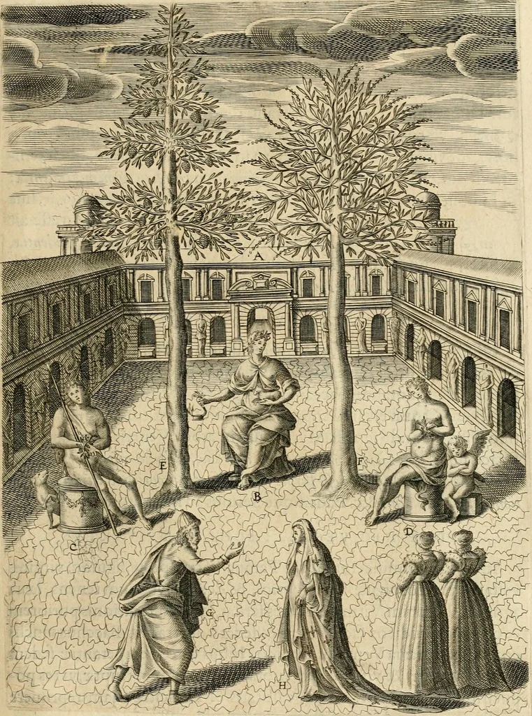 An illustration from Ciuitas veri, siue, Morum, 1609, leaf 84