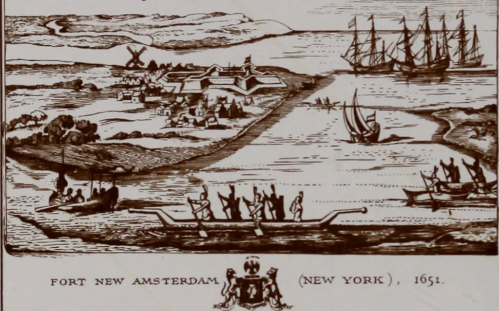 An illustration from The civic ancestry of New York--City and State, 1913, leaf 1