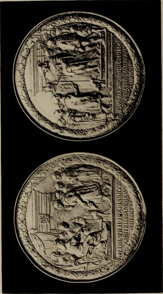 An illustration from The civic ancestry of New York--City and State, 1913, leaf 39