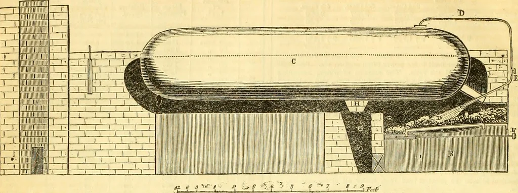 An illustration from Civil engineer and architect's journal, 1837, leaf 385
