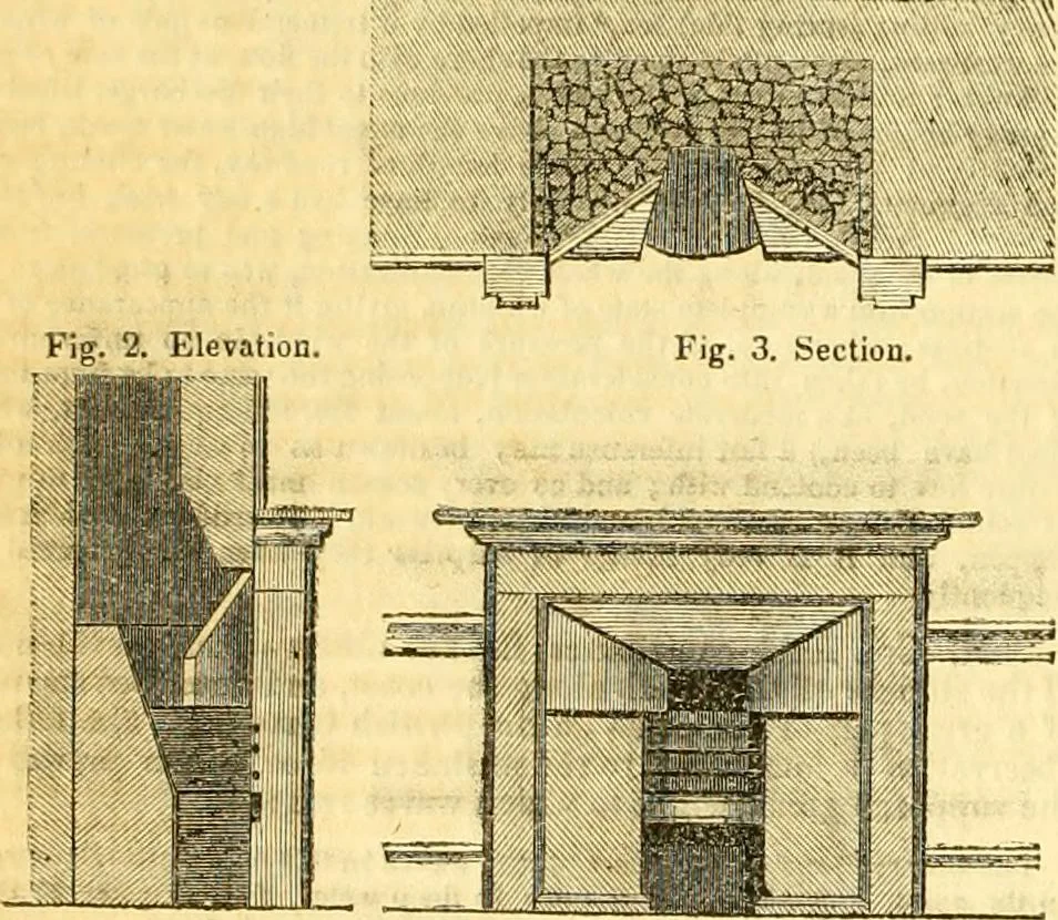 An illustration from Civil engineer and architect's journal, 1837, leaf 409