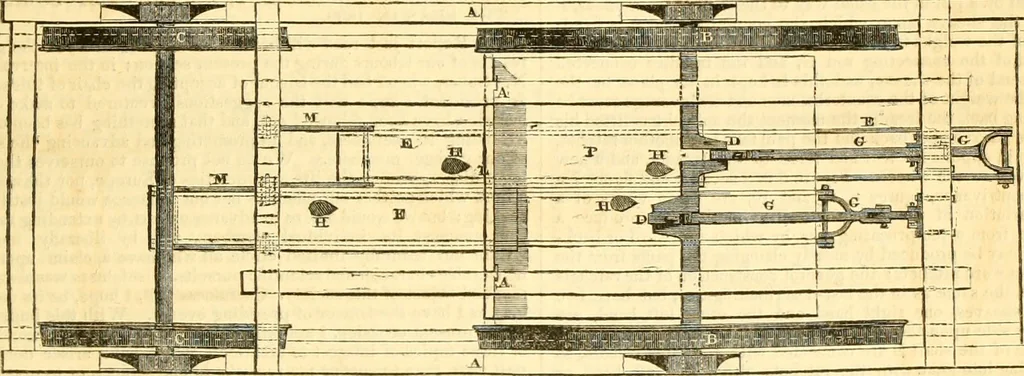 An illustration from The Civil engineer and architect's journal, scientific and railway gazette, 1839, leaf 258